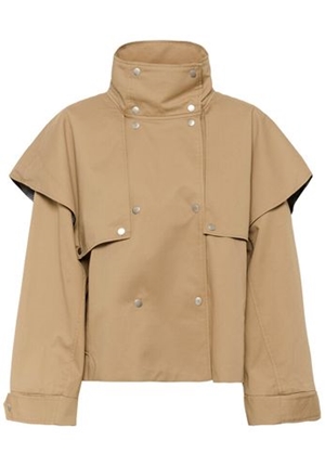Kavajer/Ytterplagg - KBDana short trench jacket – Chinchilla